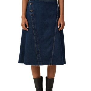 Denim A-Line Skirt
